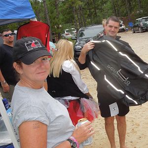 LegoBloxs won a nice dive bag