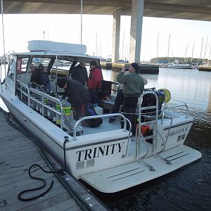 our dive boat