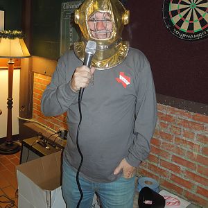 ReefHound getting in the spirit