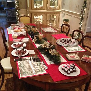 a tasty spread thanks to Vanessa!