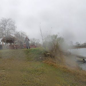 a chilly, wet day