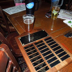 DotY plaque or beer holder?