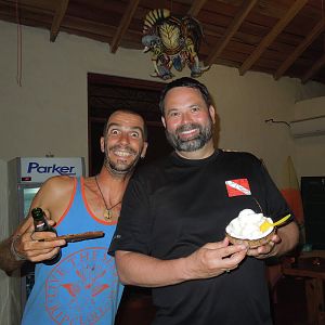 ice cream with Gavino