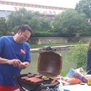 Saturday afternoon cook-out