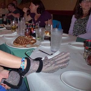 May 2015 - Those bracelets go perfectly with those gloves
