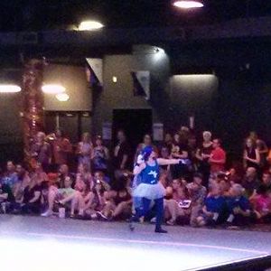Brawlers' mascot - she was great fun to watch