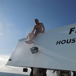 My dive buddy Mike