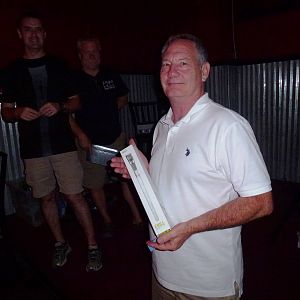 Sept 2015 - Congrats to couv on his door prize win