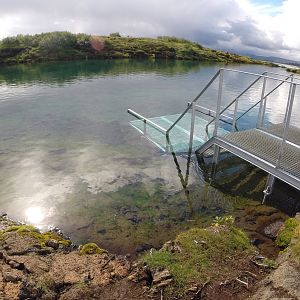 Silfra Lagoon top side