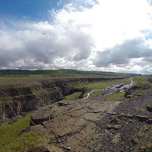 Gullfoss, down stream view
