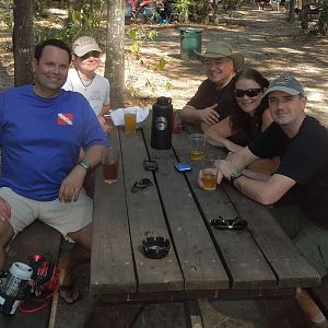 The dive crew