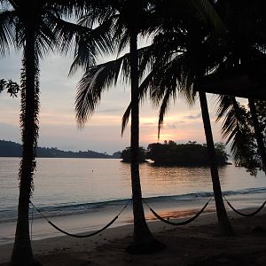 Sunset at Coiba Island