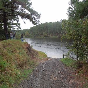 Turbine channel boat ramp