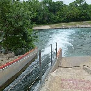 A different view of the tube chutes