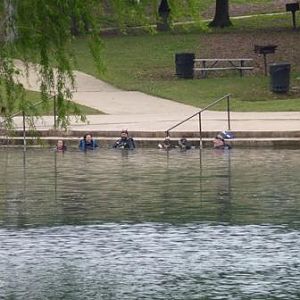 There they are - but we're over here