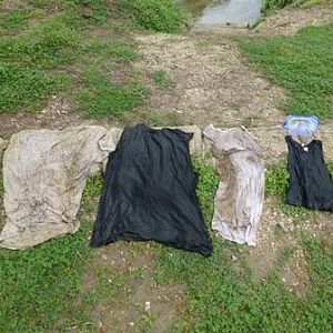 Family missing their clothes