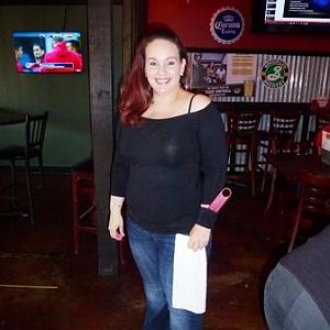 June 2016 - our waitress, Rebecca