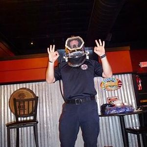 June 2016 - we made him put it on