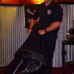 June 2016 - we made him try this on too