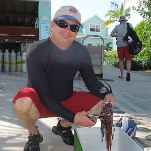 Butch having a go