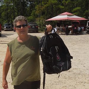 Shadow Diver got a backpack