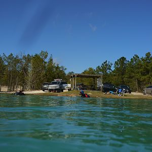 Blue Lagoon dive start