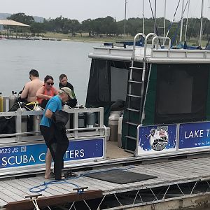Lake Travis dive boat