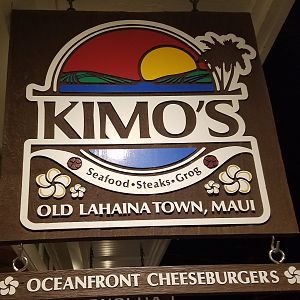 2017 Maui Kimos Sign