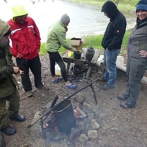 Fresh muscles after the dive.