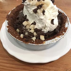 Leoda's chocolate macadamia pie