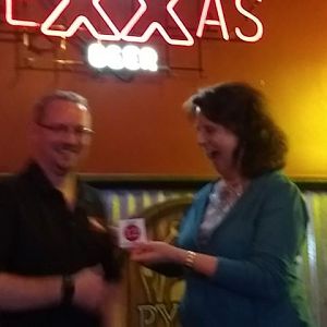 Seaagg05 getting his first year DAM CHUMMER patch - congrats!