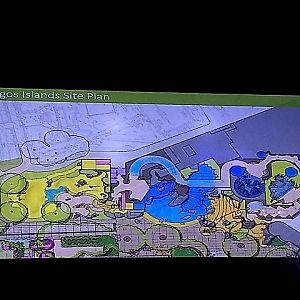 Map of proposed Galapagos Island adventure at the zoo