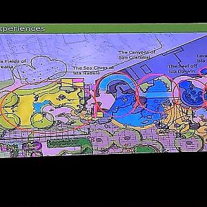 Map of proposed Galapagos Island adventure at the zoo