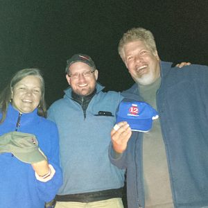 Siren & 24% are presented with their 2nd Year DAM CHUMmer Swag Hats