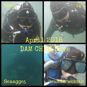 April's DAM CHUMmers in the Comal River