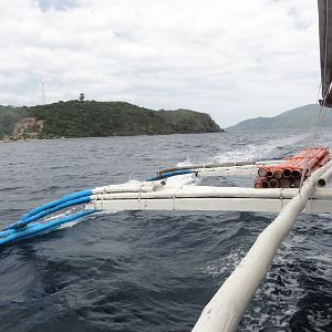 42  Two Orange Lifeboats