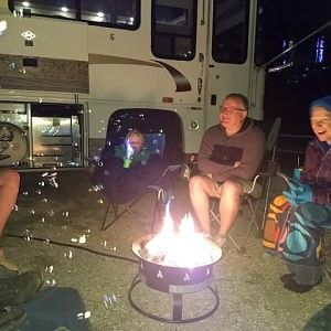 In spite of the cold, it was a lovely night