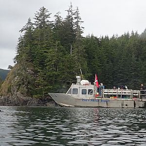 the dive boat