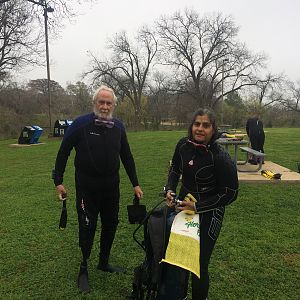 Pegleg And A Diver Who Joined Us Suited Up