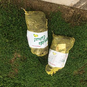 Our Two Stuffed 30 Pound Bags Of Trash