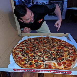 Sushi Boy ordered pizza