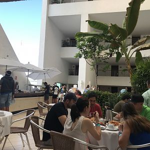 One last breakfast, some of you may know where...