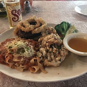 Surf & turf at La Terraza