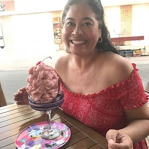 Crazy big margs at the Thirsty Cougar