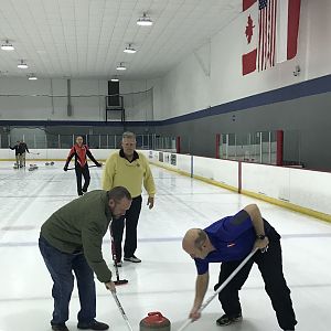 Finally...guys learning how to use a broom