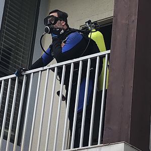 Waiting for the pool to open again