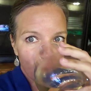 And another glass of wine goes down