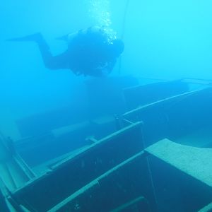 24% Looks At The 40' Wooden Boat 02- JAN Blue Lagoon