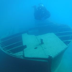 24% Looks At The 40' Wooden Boat 03- JAN Blue Lagoon