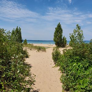 Elk Rapids, Michigan Public Beach Easy Dive Access- June Elk Rapids, MI